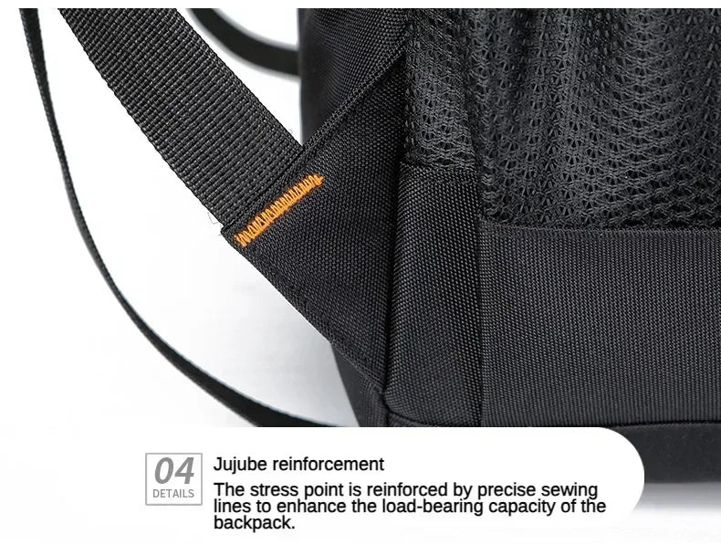 Mochila masculina Oxford para computador, bolsa de negócios, mochila à prova d'água, mochila de lazer, viagem, mochila de estudante do ensino médio para homens