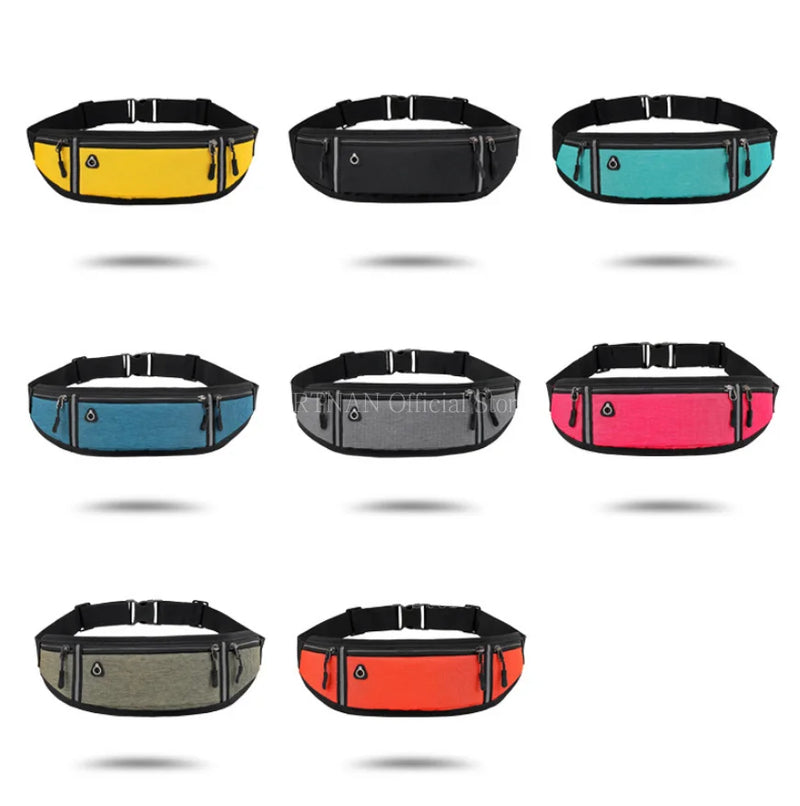Pochete unissex para corrida, cinto esportivo, bolsa de cintura para homens, ciclismo, bolsa para celular, suporte à prova d'água, bolsa de cintura para corrida, feminina