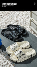 Chinelos para mulheres, uso externo no verão, novos para uso interno, para casa, banheiro, chuveiro, antiderrapantes, chinelos domésticos para homens Zyt2411