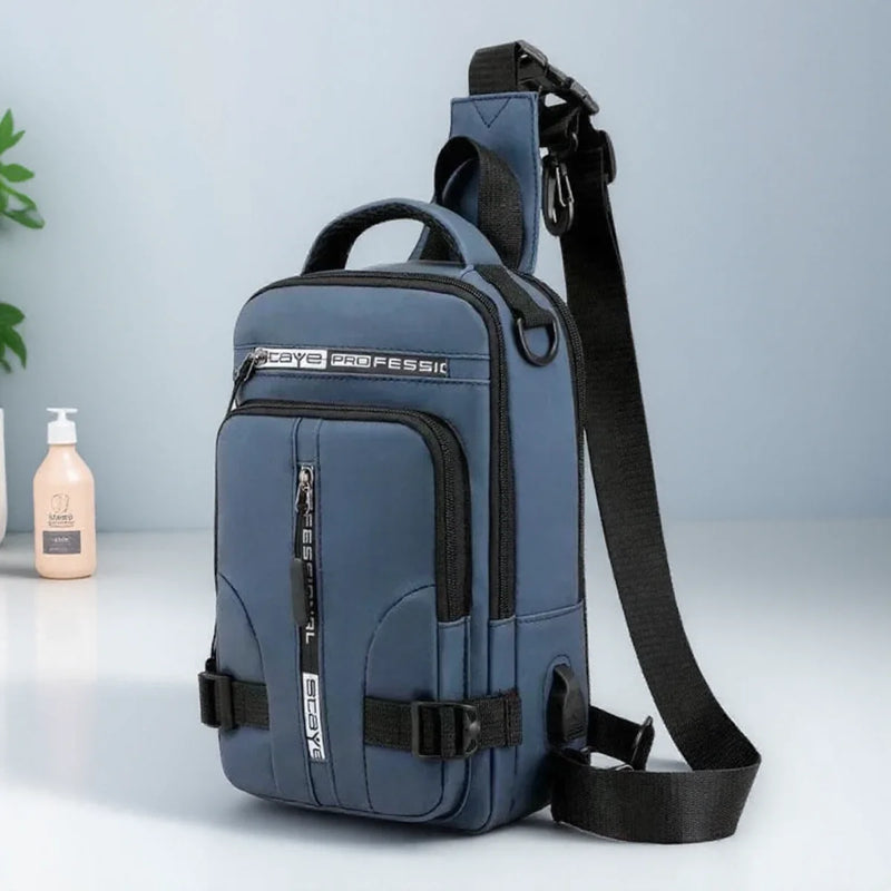 Bolsa tiracolo masculina de alta capacidade, bolsa esportiva para viagem, bolsa masculina moderna