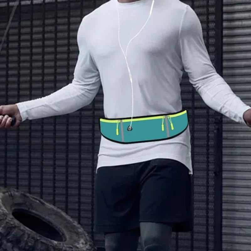 Pochete unissex para corrida, cinto esportivo, bolsa de cintura para homens, ciclismo, bolsa para celular, suporte à prova d'água, bolsa de cintura para corrida, feminina