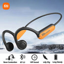 Fones de ouvido de condução óssea Xiaomi Mijia Bluetooth 5.3 Fones de ouvido esportivos sem fio com gancho para orelha Fone de ouvido à prova d'água para corrida e direção