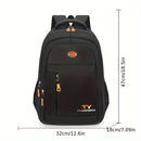 1 Mochila Unissex, Mochila Casual Impermeável de Grande Capacidade, Mochila Ajustável para Computador