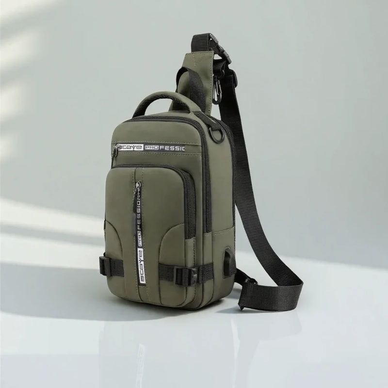 Bolsa tiracolo masculina de alta capacidade, bolsa esportiva para viagem, bolsa masculina moderna