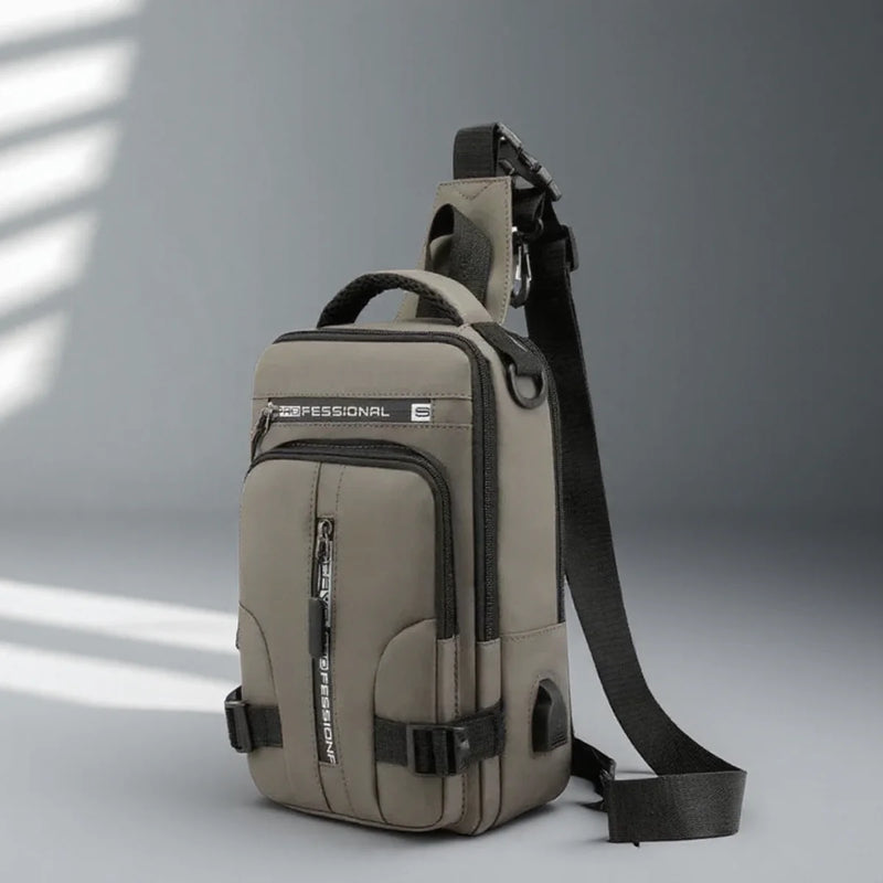 Bolsa tiracolo masculina de alta capacidade, bolsa esportiva para viagem, bolsa masculina moderna