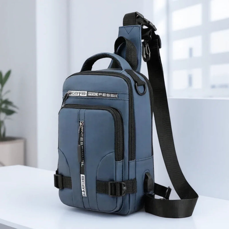 Bolsa tiracolo masculina de alta capacidade, bolsa esportiva para viagem, bolsa masculina moderna