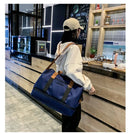 Bolsa de ginástica de viagem de grande capacidade, bagagem de curta distância, bolsas de fitness portáteis, bolsas de ombro crossbody, bolsas esportivas masculinas à prova d'água B