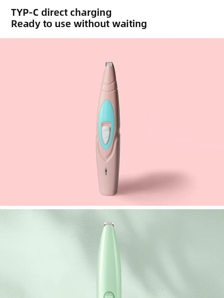 Barbeador elétrico para animais de estimação, aparador profissional de pelos para cães e gatos, suprimentos para aparar pelos dos pés, artefato para tosa de animais de estimação, cabeleireiro