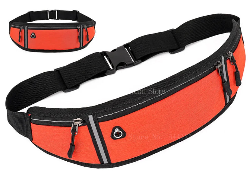 Pochete unissex para corrida, cinto esportivo, bolsa de cintura para homens, ciclismo, bolsa para celular, suporte à prova d'água, bolsa de cintura para corrida, feminina