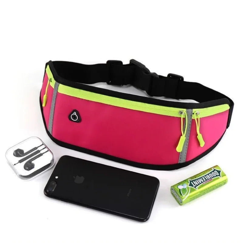 Pochete unissex para corrida, cinto esportivo, bolsa de cintura para homens, ciclismo, bolsa para celular, suporte à prova d'água, bolsa de cintura para corrida, feminina