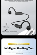 Fones de ouvido de condução óssea Xiaomi Mijia Bluetooth 5.3 Fones de ouvido esportivos sem fio com gancho para orelha Fone de ouvido à prova d'água para corrida e direção