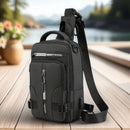 Bolsa tiracolo masculina de alta capacidade, bolsa esportiva para viagem, bolsa masculina moderna