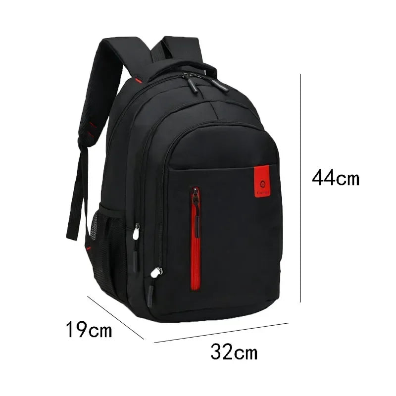 Mochila masculina Oxford para computador, bolsa de negócios, mochila à prova d'água, mochila de lazer, viagem, mochila de estudante do ensino médio para homens