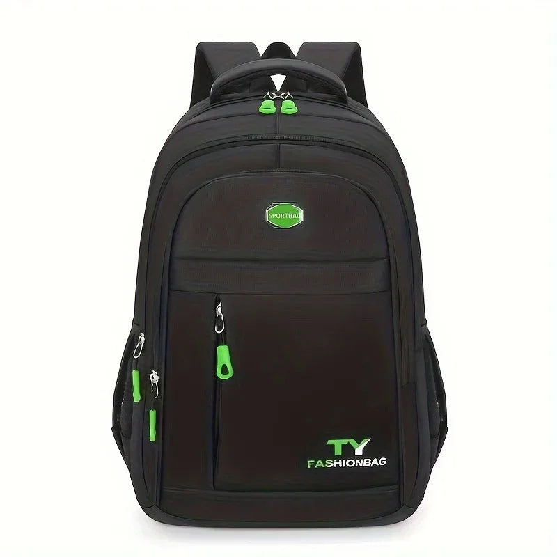 1 Mochila Unissex, Mochila Casual Impermeável de Grande Capacidade, Mochila Ajustável para Computador
