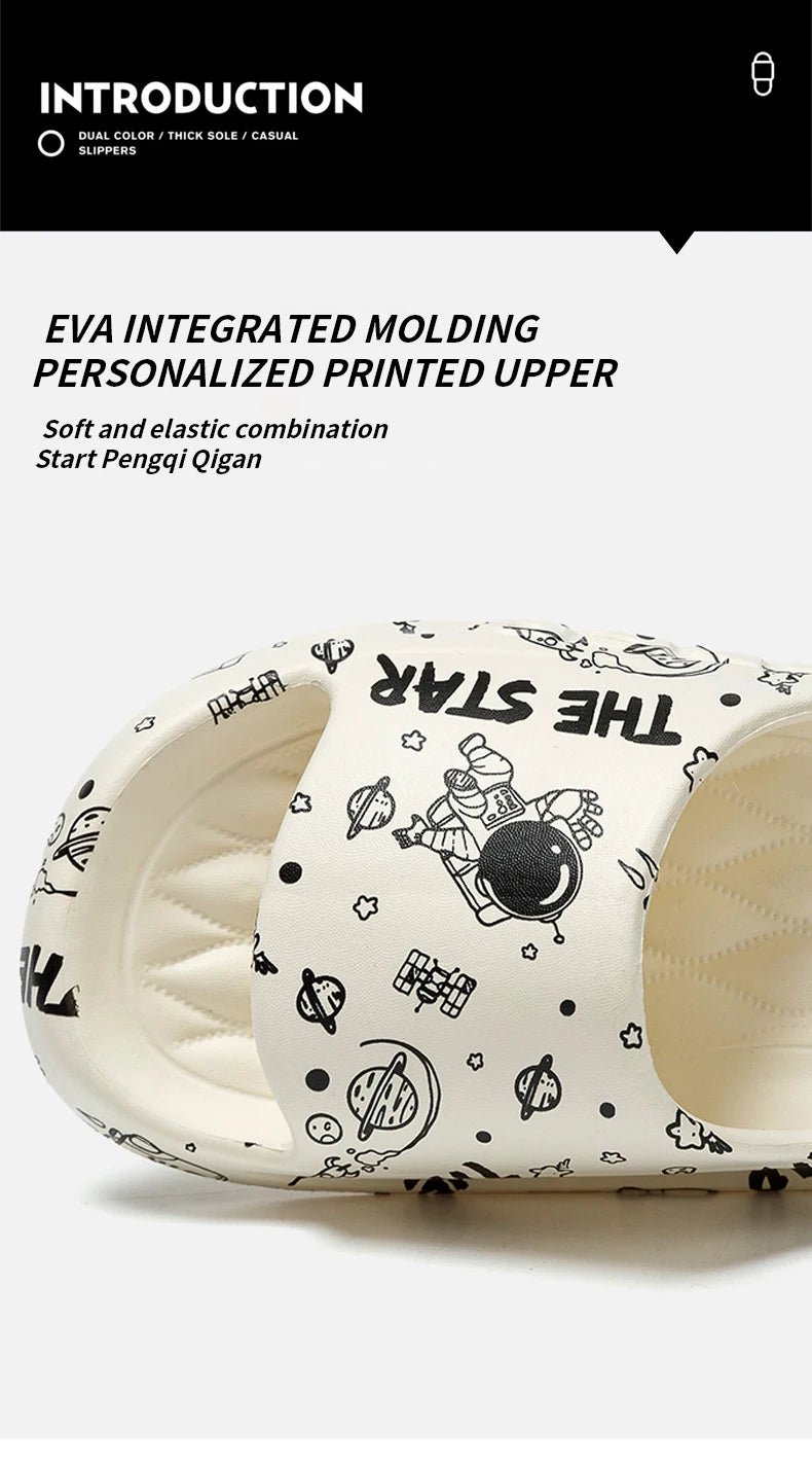 Chinelos para mulheres, uso externo no verão, novos para uso interno, para casa, banheiro, chuveiro, antiderrapantes, chinelos domésticos para homens Zyt2411