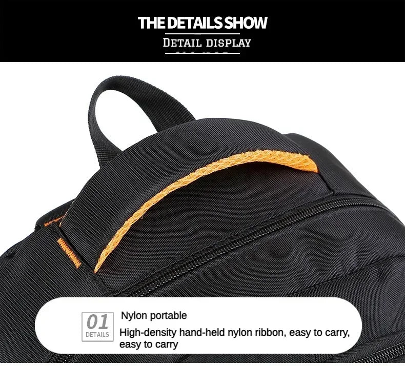 Mochila masculina Oxford para computador, bolsa de negócios, mochila à prova d'água, mochila de lazer, viagem, mochila de estudante do ensino médio para homens