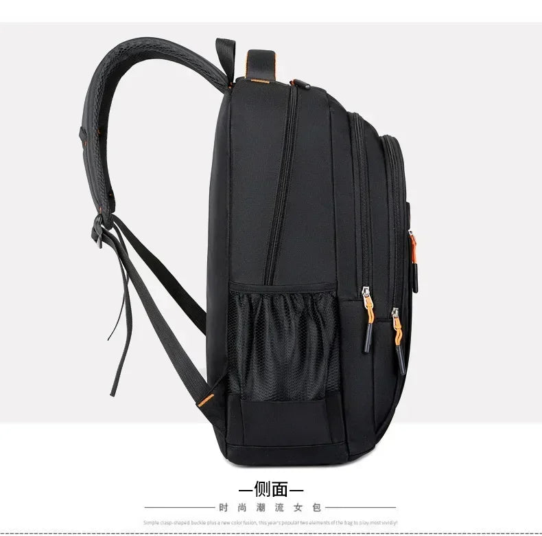 Mochila masculina Oxford para computador, bolsa de negócios, mochila à prova d'água, mochila de lazer, viagem, mochila de estudante do ensino médio para homens